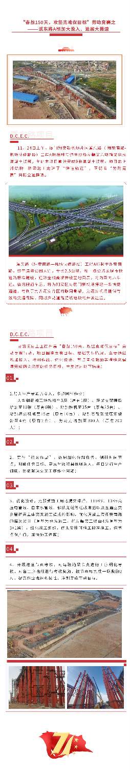 “奋战150天，攻坚克难保目标”劳动竞赛之 ———溪东路A标加大投入、进展大提速(图2)