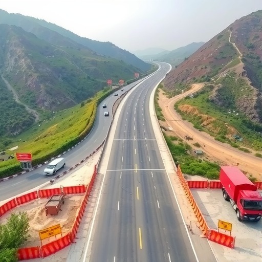 我司广吉高速公路B4标顺利实现通车(图2) 我司广吉高速公路B4标顺利实现通车(图2)