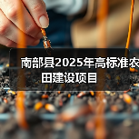 南部县2025年高标准农田建设项目(图2) 南部县2025年高标准农田建设项目(图2)
