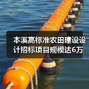 本溪高标准农田建设设计招标项目规模达6万亩(图1) 本溪高标准农田建设设计招标项目规模达6万亩(图1)