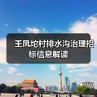 王凤坨村排水沟治理招标信息解读(图1) 王凤坨村排水沟治理招标信息解读(图1)
