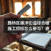 路桥区螺洋街道综合楼施工招标怎么参与?资格条件需了解!(图2) 路桥区螺洋街道综合楼施工招标怎么参与?资格条件需了解!(图2)