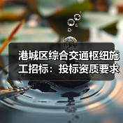 港城区综合交通枢纽施工招标:投标资质要求详解与注意事项(图3) 港城区综合交通枢纽施工招标:投标资质要求详解与注意事项(图3)