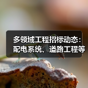 多领域工程招标动态：配电系统、道路工程等项目招标公告（图1）