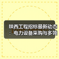 陕西工程招标最新动态：电力设备采购与多领域项目一览（图2）