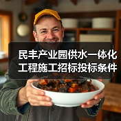 民丰产业园供水一体化工程施工招标投标条件详解（图4）
