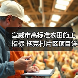 宣威市高标准农田施工招标 拖克村片区项目详情及投标要求（图1）