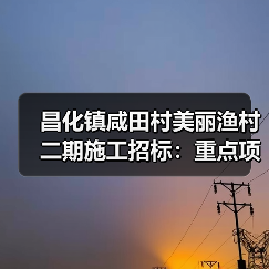 昌化镇咸田村美丽渔村二期施工招标:重点项目清单曝光(图3) 昌化镇咸田村美丽渔村二期施工招标:重点项目清单曝光(图3)