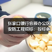 张家口银行容辰办公区安防工程招标：投标条件与流程解析（图2）