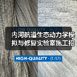 内河航道生态动力学模拟与修复实验室施工招标公告