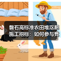 磐石高标准农田堆沤肥施工招标:如何参与竞标? 磐石高标准农田堆沤肥施工招标:如何参与竞标?