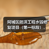 阿城区防洪工程水毁修复项目（第一标段）、（第二标段）（图1）