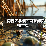 闵行区北横泾南泵闸新建工程