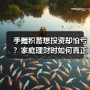 手握积蓄想投资却怕亏?家庭理财时如何真正分散风险(图3) 手握积蓄想投资却怕亏?家庭理财时如何真正分散风险(图3)