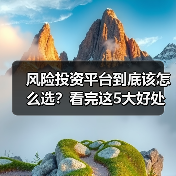 风险投资平台到底该怎么选?看完这5大好处与4个致命风险再决定(图3) 风险投资平台到底该怎么选?看完这5大好处与4个致命风险再决定(图3)