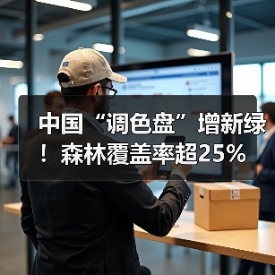 中国“调色盘”增新绿!森林覆盖率超25%(图4) 中国“调色盘”增新绿!森林覆盖率超25%(图4)