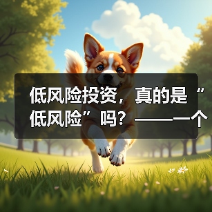 低风险投资,真的是“低风险”吗?——一个颠覆你认知的真相(图3) 低风险投资,真的是“低风险”吗?——一个颠覆你认知的真相(图3)