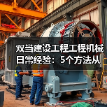 双当建设工程工程机械日常经验:5个方法从需求判断到维护 双当建设工程工程机械日常经验:5个方法从需求判断到维护