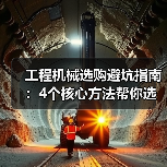 工程机械选购避坑指南:4个核心方法帮你选对挖掘机 工程机械选购避坑指南:4个核心方法帮你选对挖掘机