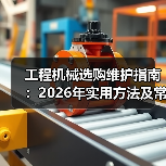 工程机械选购维护指南:2026年实用方法及常见问题解析(图4) 工程机械选购维护指南:2026年实用方法及常见问题解析(图4)