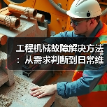 工程机械故障解决方法:从需求判断到日常维护完整指南(图2) 工程机械故障解决方法:从需求判断到日常维护完整指南(图2)
