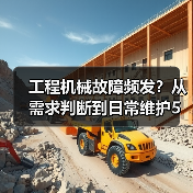 工程机械故障频发?从需求判断到日常维护5大核心方法(图2) 工程机械故障频发?从需求判断到日常维护5大核心方法(图2)