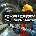 德安器械工程机械选型指南:常见场景与注意事项 德安器械工程机械选型指南:常见场景与注意事项