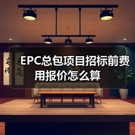 EPC总包项目招标前费用报价怎么算 EPC总包项目招标前费用报价怎么算