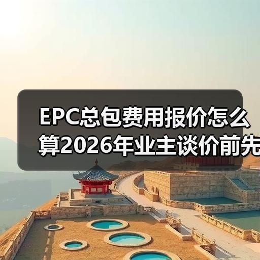 EPC总包费用报价怎么算2026年业主谈价前先看哪些明细