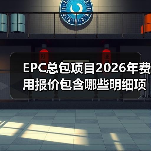 EPC总包项目2026年费用报价包含哪些明细项