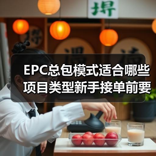 EPC总包模式适合哪些项目类型新手接单前要弄清的几个判断标准