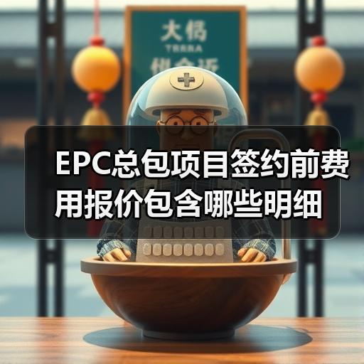 EPC总包项目签约前费用报价包含哪些明细