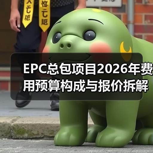 EPC总包项目2026年费用预算构成与报价拆解