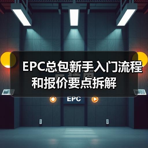 EPC总包新手入门流程和报价要点拆解